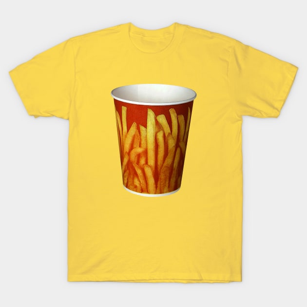 French Fries Cup! T-Shirt by thighmaster